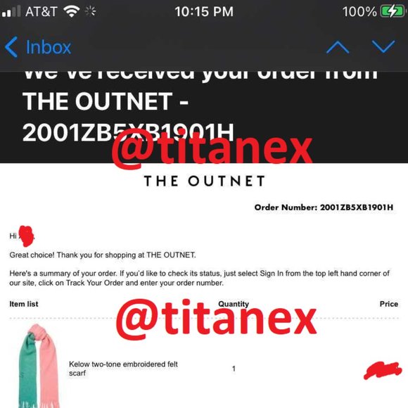 Acne Studios Kelow Mohair Ombre Scarf Dip Dye - Picture 8 of 8